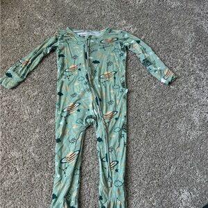 Posh Peanut Space-Themed Green Sleeper